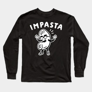 Impasta Shirt Funny Food Long Sleeve T-Shirt